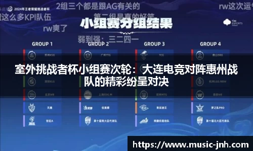 室外挑战者杯小组赛次轮：大连电竞对阵惠州战队的精彩纷呈对决